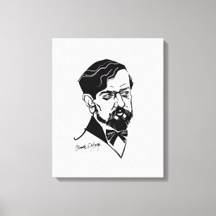 Claude Debussy Leinwanddruck