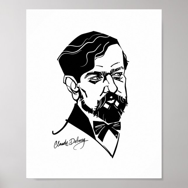 Claude Debussy Poster (Vorne)
