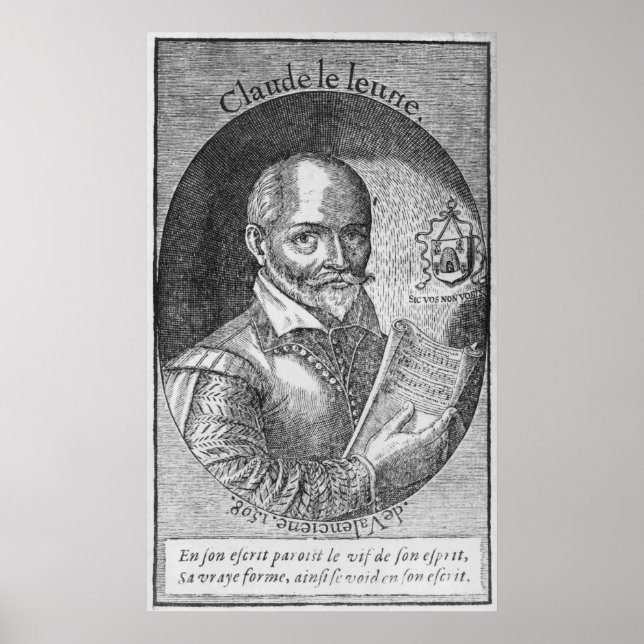 Claude Le Jeune 1598 Poster (Vorne)