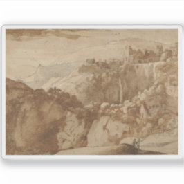Claude Lorrain (Claude Gellée) - Aussicht auf Tivo Aufkleber