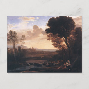 Claude Lorrain - Landschaft mit Paris und Oenone Postkarte