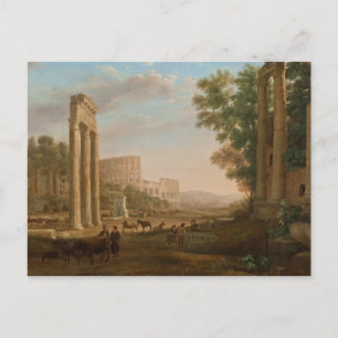Claude Lorrain - Ruinen des römischen Forums Postkarte