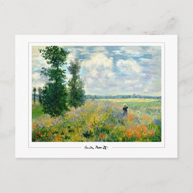 Claude Monet #108 - Fine Art Postkarte (Vorderseite)