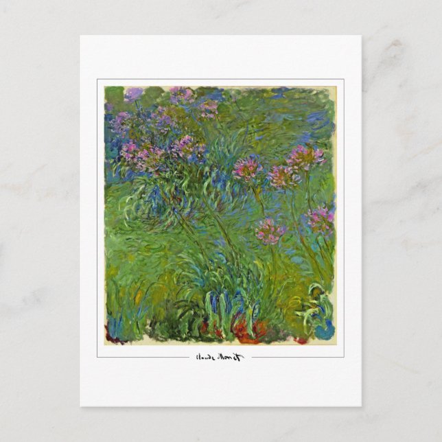 Claude Monet #158 - Fine Art Postkarte (Vorderseite)