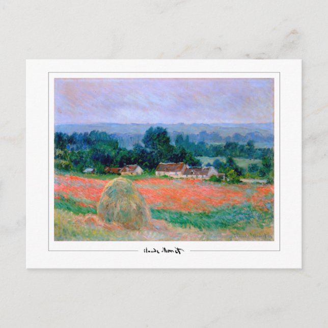 Claude Monet #160-2 - Fine Art Postkarte (Vorderseite)