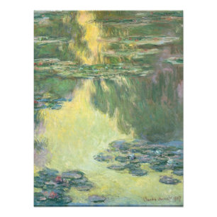 Claude Monet 1907 Vintage Wasserlilien Fotodruck