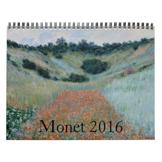Claude Monet 2016 Kalender (Titelbild)