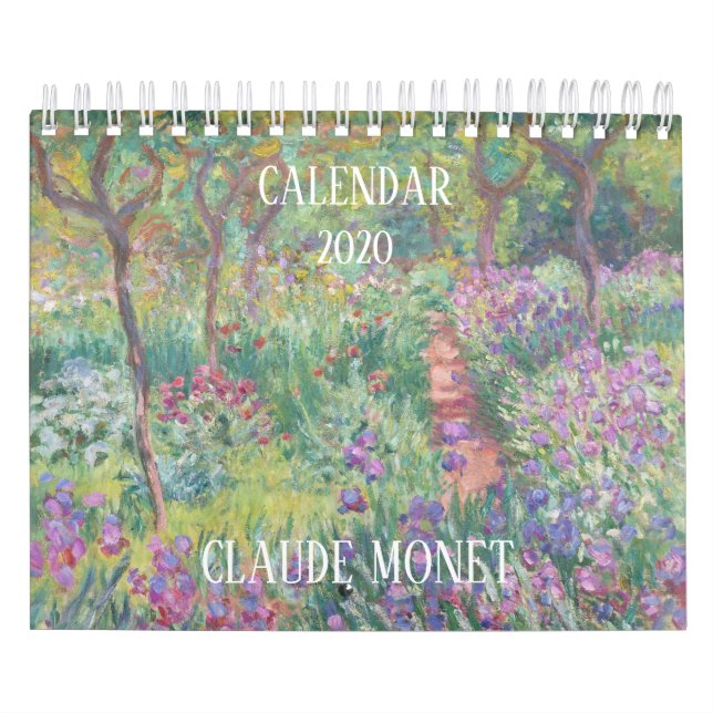 CLAUDE MONET 2020 FINE ART CALENDAR KALENDER (Titelbild)
