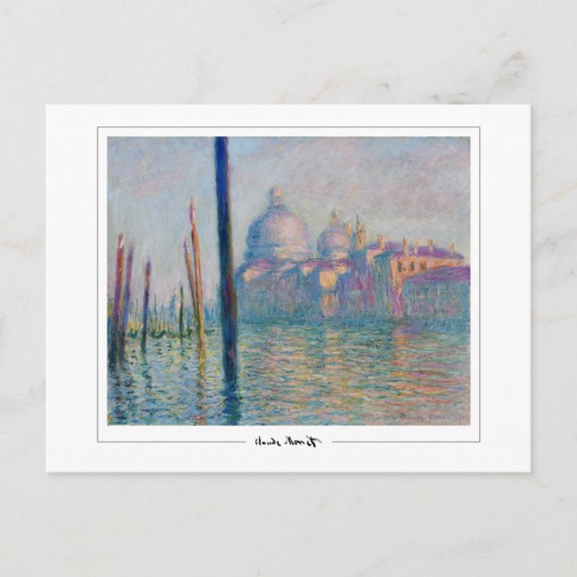 Claude Monet #257-2 - Fine Art Postkarte (Vorderseite)