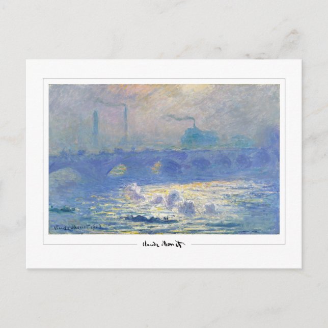 Claude Monet #25-2 - Fine Art Postkarte (Vorderseite)