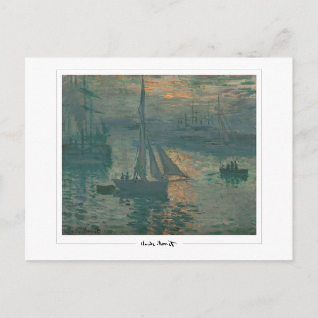 Claude Monet #36-2 - Fine Art Postkarte (Vorderseite)