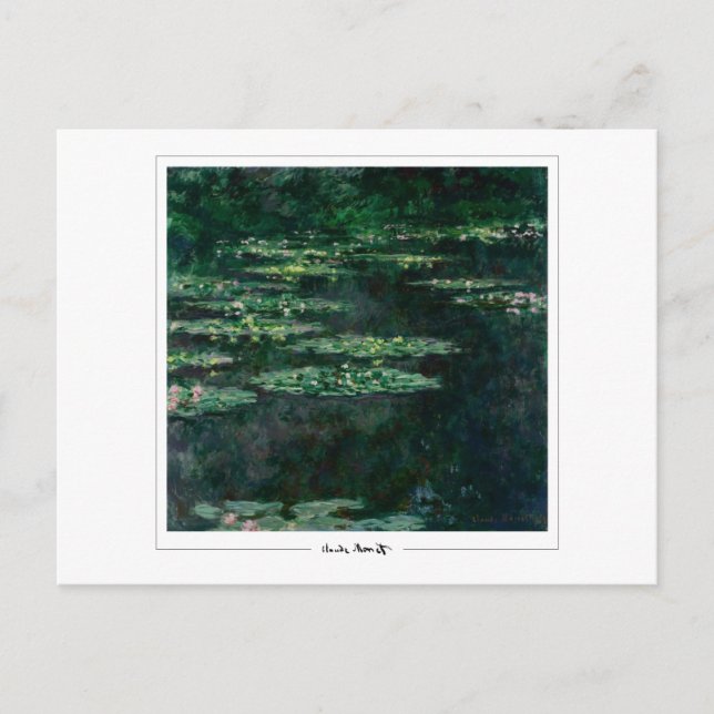 Claude Monet #5-2 - Fine Art Postkarte (Vorderseite)