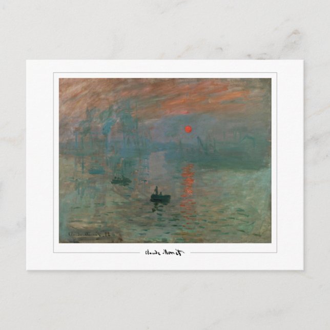 Claude Monet #668 - Fine Art Postkarte (Vorderseite)