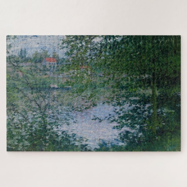 Claude Monet À Travers Les Arbres Puzzle (Horizontal)