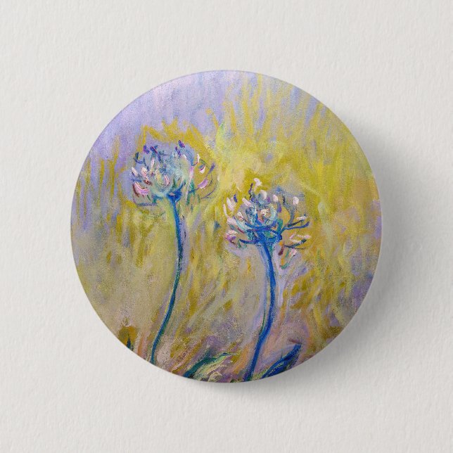 Claude Monet - Agapanthus Button (Vorderseite)