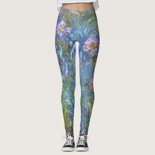 Claude Monet Agapanthus Kunstgalerie Al Porto Leggings