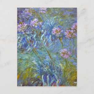 Claude Monet Agapanthus Kunstgalerie Al Porto Postkarte