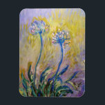 Claude Monet - Agapanthus Magnet<br><div class="desc">Agapanthus,  nah-up (Les Agapanthes) - Claude Monet,  1914-1917</div>