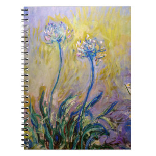 Claude Monet - Agapanthus Notizblock