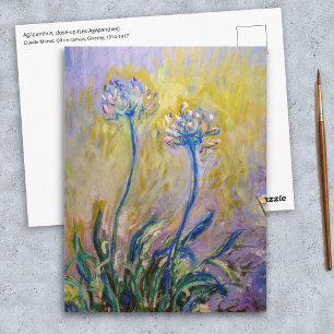 Claude Monet - Agapanthus Postkarte