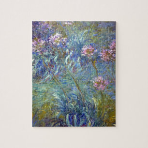 Claude Monet Agapanthus Puzzle