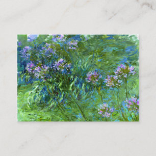 Claude Monet: Agapanthus Visitenkarte