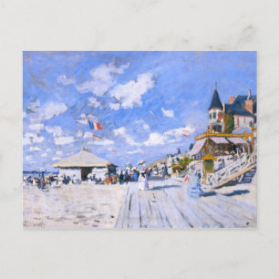 Claude Monet: Am Strand von Trouville Postkarte