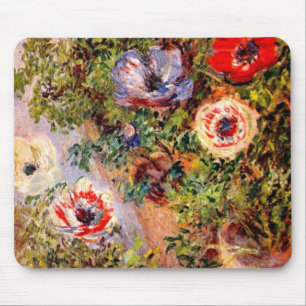 Claude Monet Anemonen Mousepad