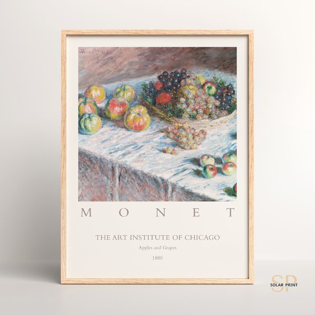 Claude Monet Äpfel und Trauben Kunst, Dichtung und Poster (Von Creator hochgeladen)