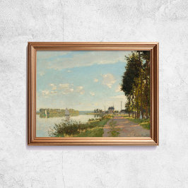 Claude Monet Argenteuil Chateau Französische Kunst Poster