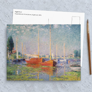 Claude Monet - Argenteuil Postkarte