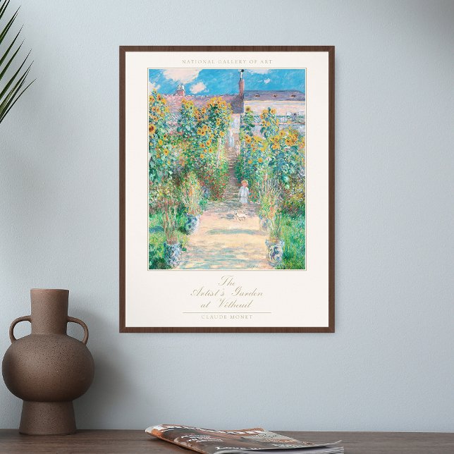 Claude Monet Art Print The Artist's Garden at Véth Poster (Von Creator hochgeladen)