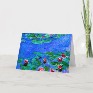 Claude Monet art: Water Lilies (rot), Karte