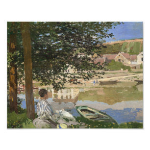Claude Monet - Auf dem Seine-Ufer, Bennecour Fotodruck