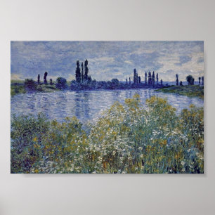 Claude Monet - auf der Bank von der Seine bei Poster