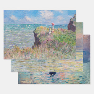 Claude Monet - Auswahl der Meisterwerke der Seestü Geschenkpapier Set