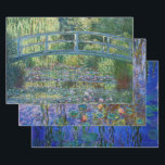 Claude Monet - Auswahl der Meisterwerke der Wasser Geschenkpapier Set<br><div class="desc">Claude Monet - Auswahl der Meisterwerke der Wasserläufe</div>