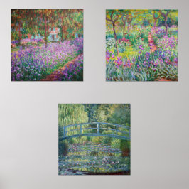 Claude Monet - Auswahl von Giverny Masterpiece Bilderwand Sets