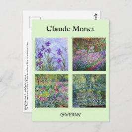 Claude Monet - Auswahl von Giverny Masterpiece Postkarte
