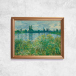 Claude Monet Banks of the Seine French Old Art Poster<br><div class="desc">Poster von Claude Monet,  The Japanese Footbridge,  1880. Altes französisches Gemälde mit einem Fluss,  Bäumen und Blume in einem impressionistischen Stil. CCO Lizenz,  Public Domain Art. Frame nicht inbegriffen.</div>