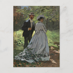 Claude Monet - Bazille und Camille,   Postkarte