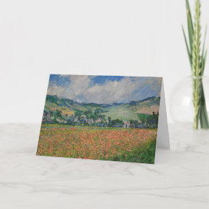 Claude Monet beim Malen, Mohnfeld bei Giverny Karte