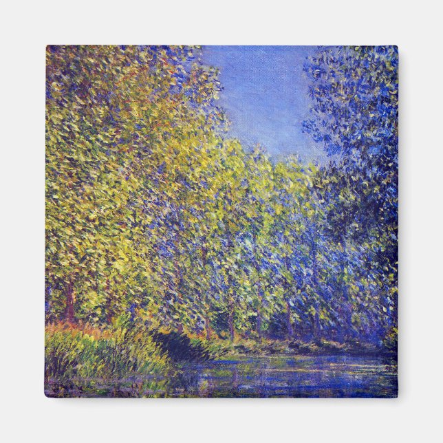 Claude Monet bemalt Biegung in Epte bei Giverny Magnet (Vorne)
