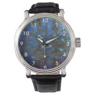 Claude Monet - Blaue Seerosen Armbanduhr