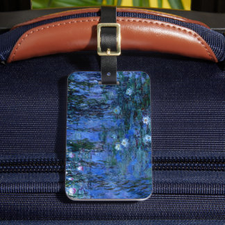 Claude Monet Blaue Seerosen Gepäckanhänger