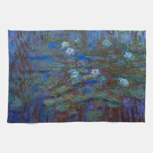Claude Monet - Blaue Seerosen Geschirrtuch