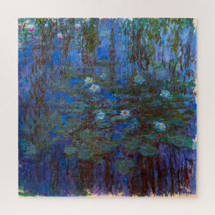 Claude Monet - Blaue Seerosen Puzzle