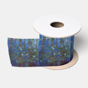 Claude Monet - Blaue Seerosen Satinband