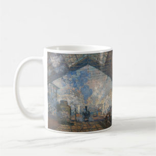 Claude Monet - Blick auf den Bahnhof Saint-Lazare Kaffeetasse