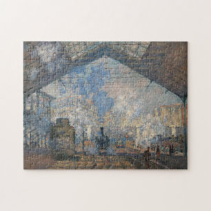 Claude Monet - Blick auf den Bahnhof Saint-Lazare Puzzle